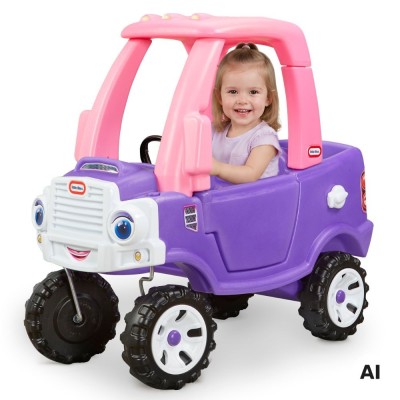 Jeździk Samochód Terenowy Różowo-Fioletowy Little Tikes