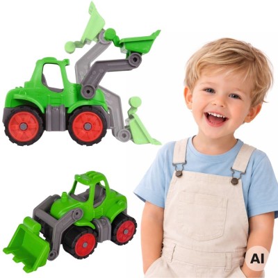 BIG Power Worker Mini Tractor – fun and learning for kids!