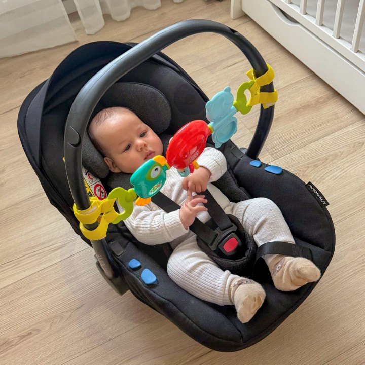 WOOPIE Zawieszka Sensoryczna do Wózka Łóżeczka Grająca 6m+