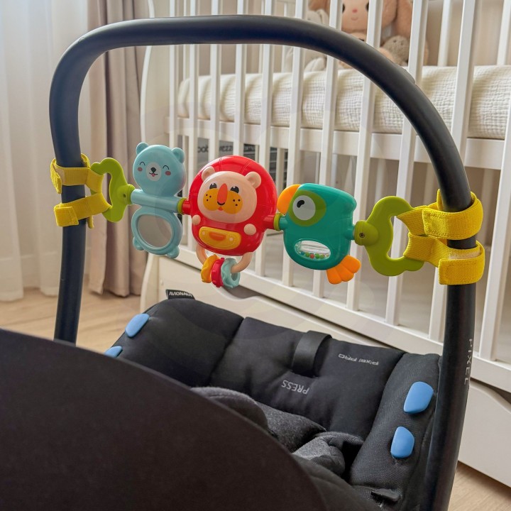 WOOPIE Zawieszka Sensoryczna do Wózka Łóżeczka Grająca 6m+