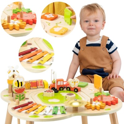 PolarB Viga wooden educational table - a creative Montessori toy