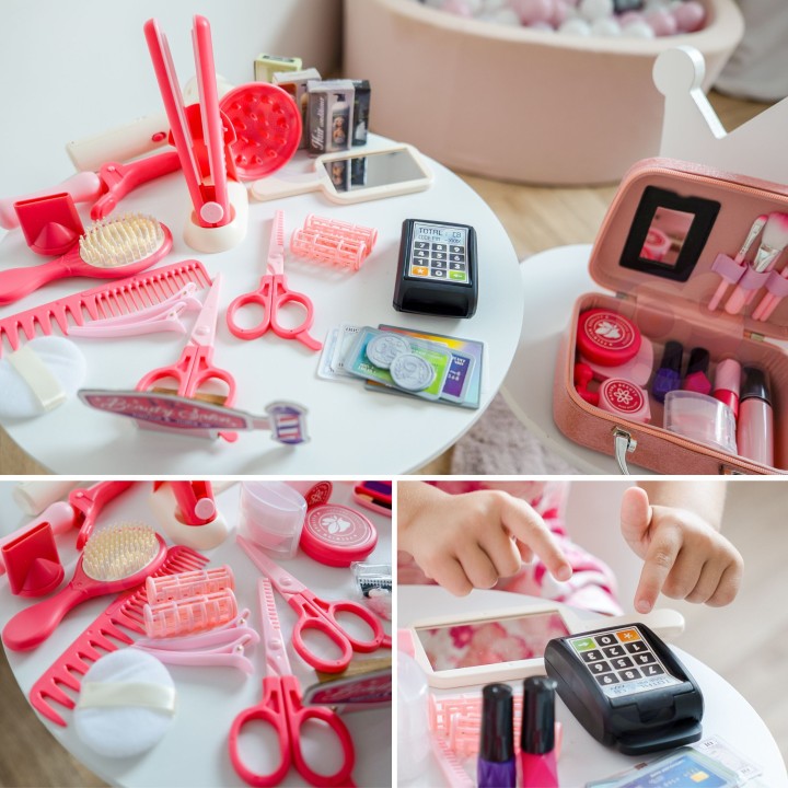 Beauty Salon 43 piece cosmetic set for children - case and accessories