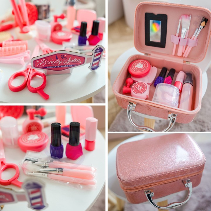 Beauty Salon 43 piece cosmetic set for children - case and accessories