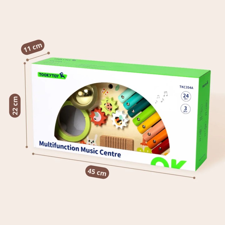 Tooky Toy Multifunctional Music Center - Wooden Toy