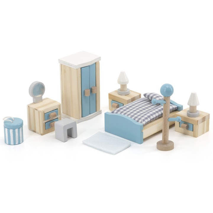 VIGA PolarB Dollhouse Bedroom Furniture Set