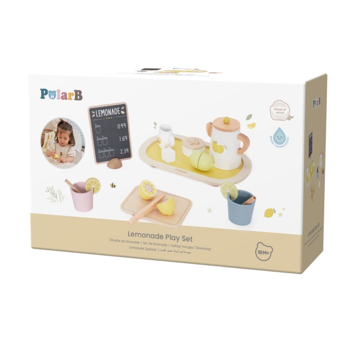 Wooden Lemonade Set 21 pcs VIGA PolarB 18m+