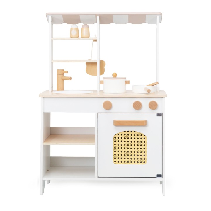 Wooden Kitchen and Shop 2 in 1 White VIGA PolarB