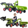 FALK Claas Axos 330 Pedal Tractor with Excavator and Trailer 3-7 years