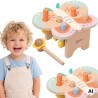 CLASSIC WORLD Montessori Pastel Butterfly Hammer with Hammer 8 pcs.