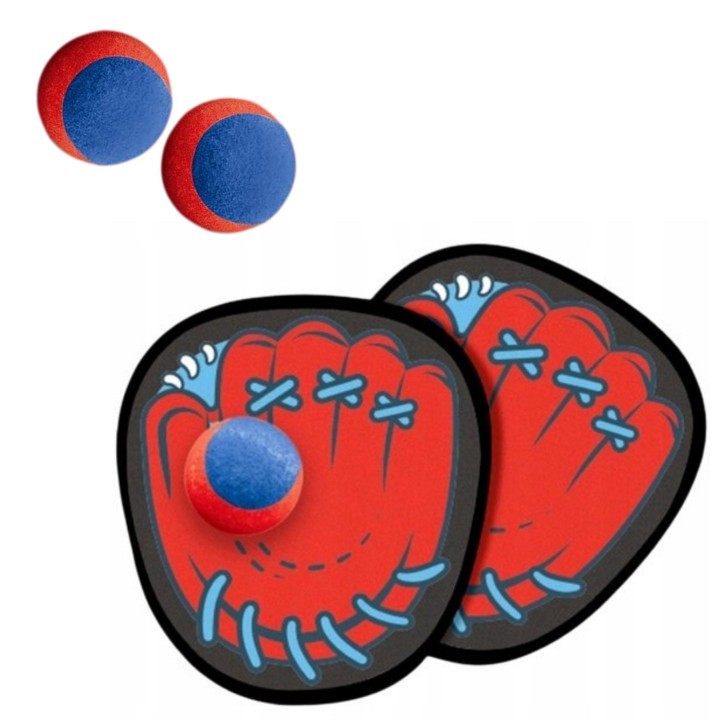 WOOPIE Gra Zręcznościowa Toss Game Rzut Piłką z Rzepem 5 el.