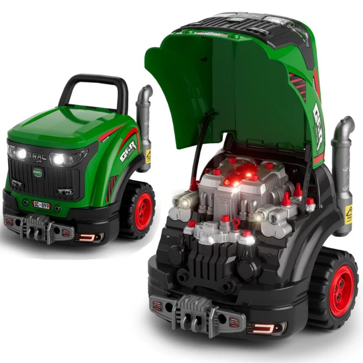 WOOPIE Interactive Mechanical Workshop Tractor 60 pcs - Toy