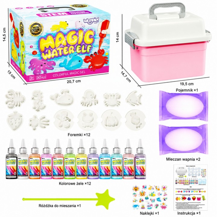 WOOPIE Magical Water World Creative Set 30 Pieces - Fun