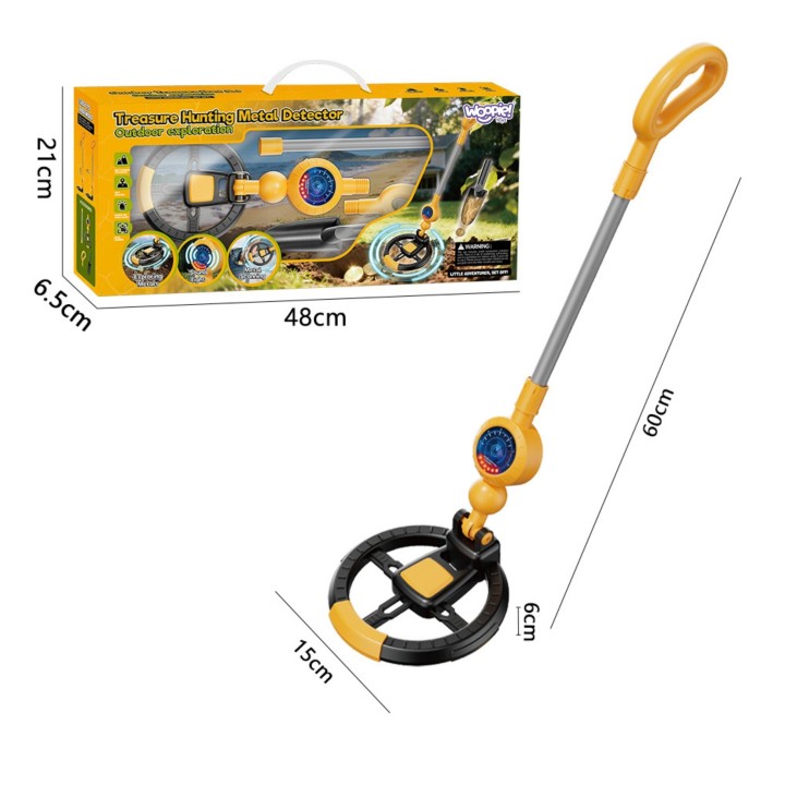 WOOPIE Metal Detector for Kids with Shovel – Treasure Hunter Set
