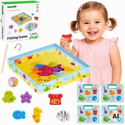TOOKY TOY Gra Łowienie Rybek - Zręcznościowa Zabawka dla Dzieci
