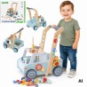 TOOKY TOY Drewniany Chodzik Samochód Mini Warsztat STEM