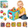 WOOPIE BABY Interaktywna Kostka Sensoryczna Edukacyjna Montessori Sorter 6w1
