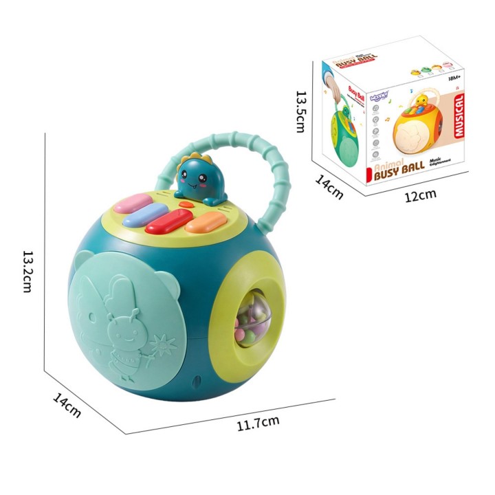 Interaktywna Kula Edukacyjna Montessori Pianinko Sorter Woopie