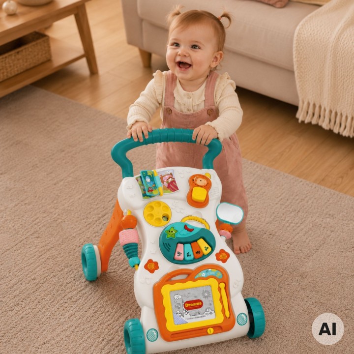 WOOPIE BABY Playing Walker with Scribble - Joy for Toddlers