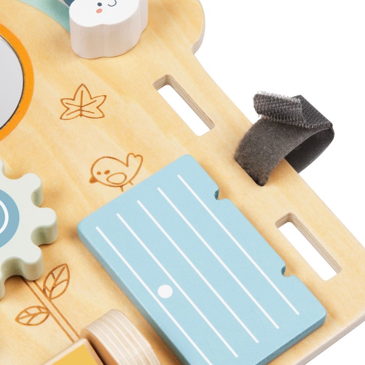 2-in-1 8-piece Classic Villages Manipulation Board - Wooden Educational Toy