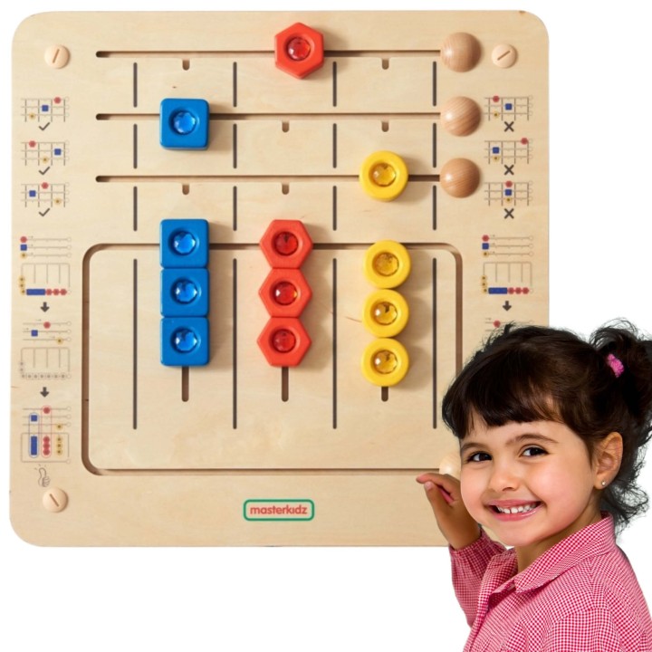 MASTERKIDZ Układanka Diamentów - Edukacyjna Tablica Montessori
