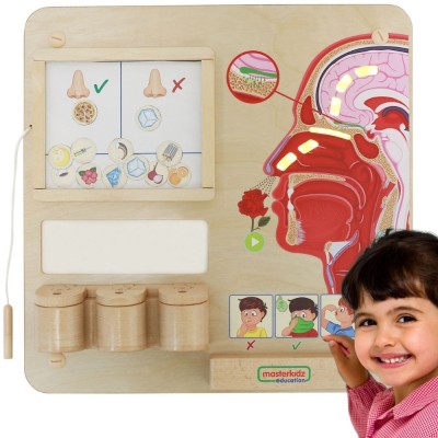 MASTERKIDZ Tablica Edukacyjna Zmysł Węchu Montessori - rozwój!