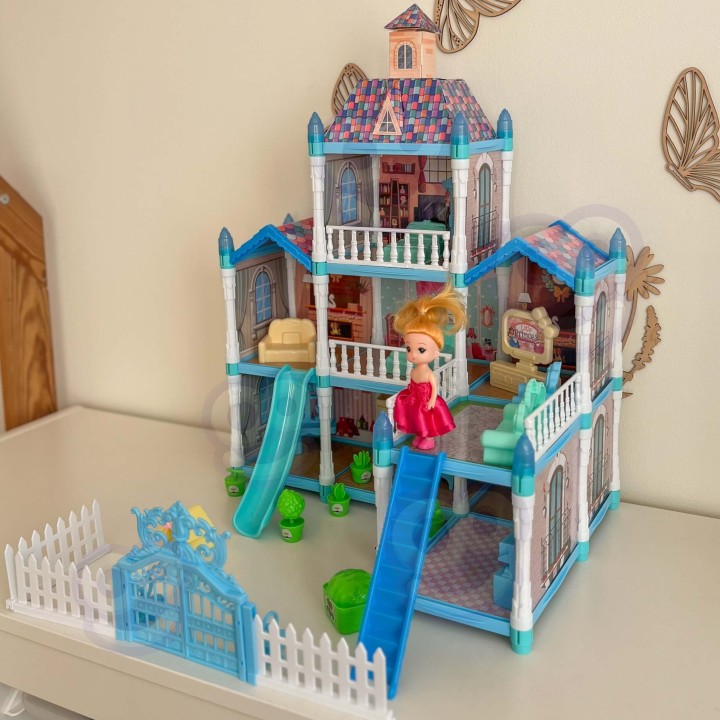 DIY Dollhouse Snow Garden 191 pcs Woopie - With Lighting