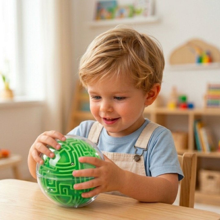 Amaze Ball Kula Labirynt 3D Gra Zręcznościowa logiczna 10cm