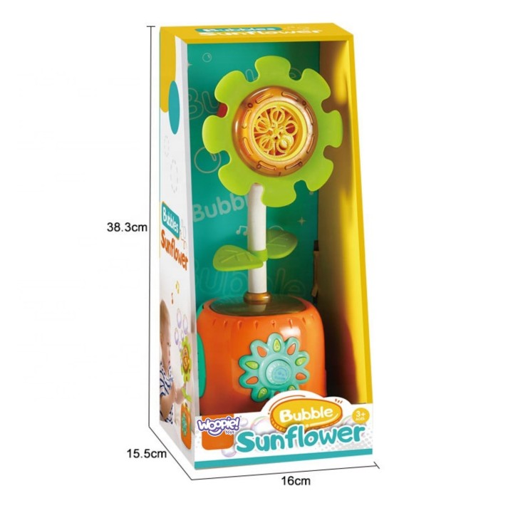 Interactive Sunflower WOOPIE - Soap Bubble Machine