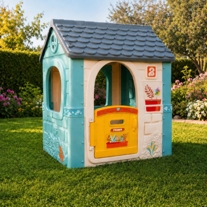 FEBER Casual Children's Garden House with Mailbox