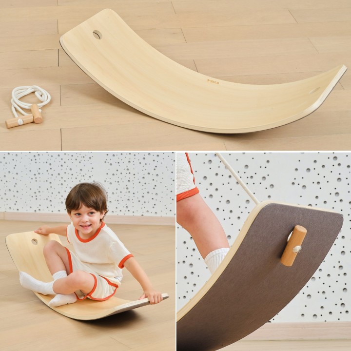 VIGA Wooden Balance Board - A Toy That Develops Skills