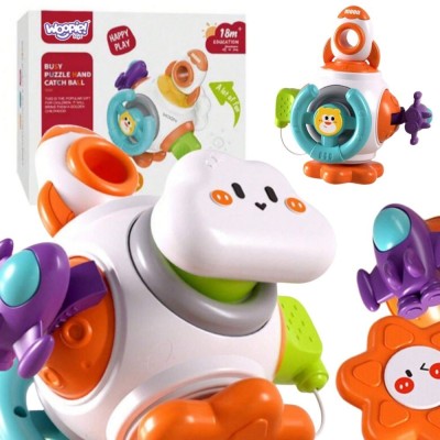 WOOPIE BABY Piłka Kosmiczna Rakieta 6w1 Montessori 18m+