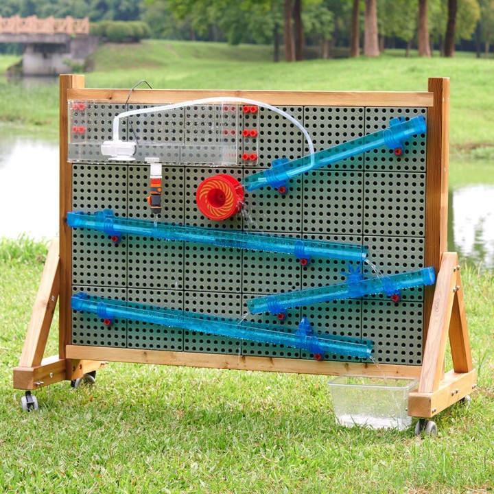 MATSERKIDZ 92-piece Waterway Construction Kit for Children