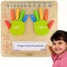 MASTERKIDZ Nauka Liczenia Ścienna Tablica Sensoryczna Flex Montessori