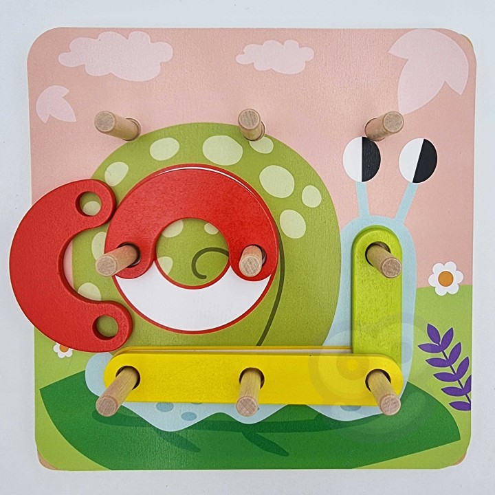 Wooden Mosaic Puzzle Tooky Toy - SEO Educational Toy