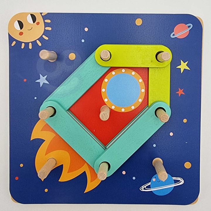 Wooden Mosaic Puzzle Tooky Toy - SEO Educational Toy