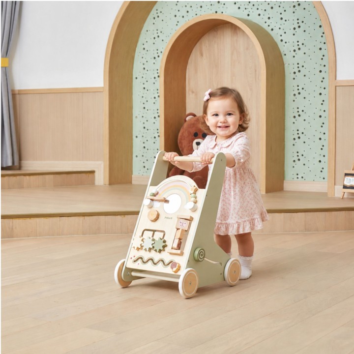 Wooden Walker VIGA PolarB Green - Educational Toy