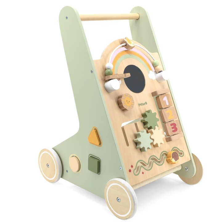 Wooden Walker VIGA PolarB Green - Educational Toy