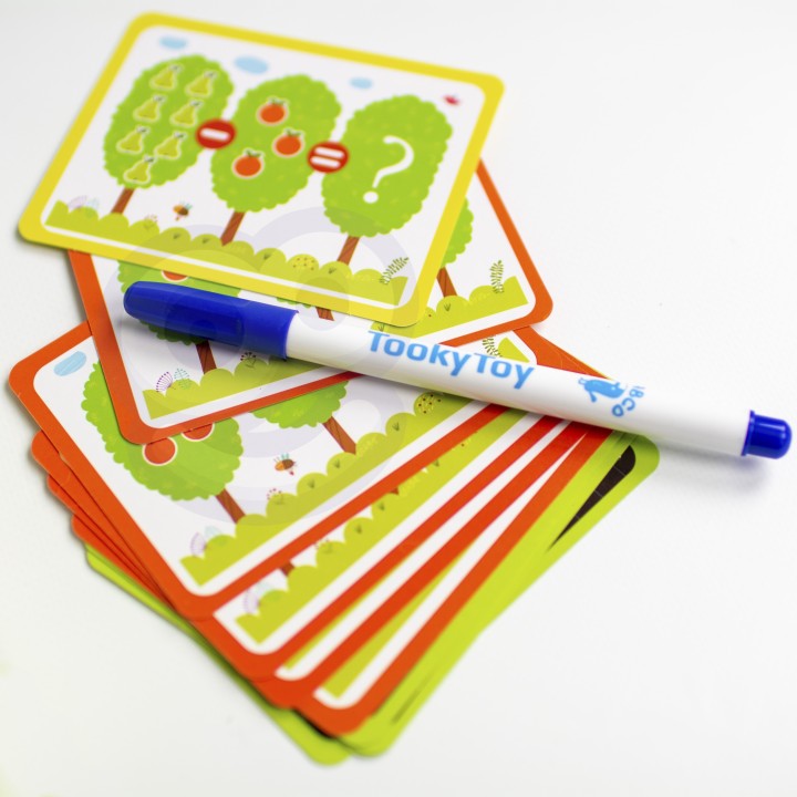 Magnetyczne pudełko do nauki matematyki Tooky Toy - Zabawka edukacyjna