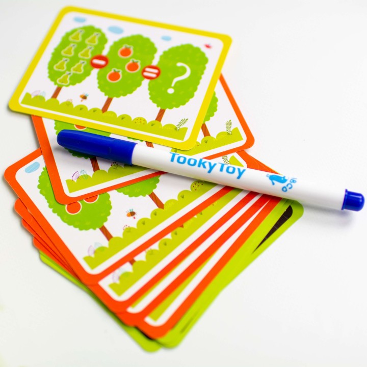 Magnetyczne pudełko do nauki matematyki Tooky Toy - Zabawka edukacyjna
