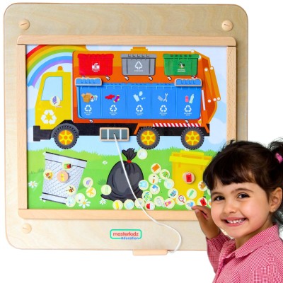 Tablica Edukacyjna Segregacja Odpadów Montessori MASTERKIDZ