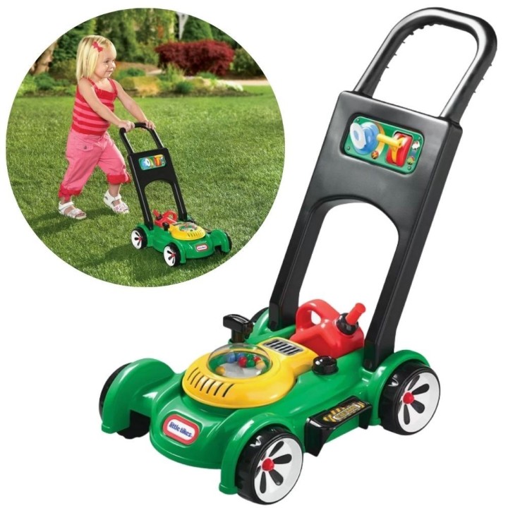 Little Tikes Kosiarka dla dzieci z dźwiękiem + Kanister Zabawka Ogród