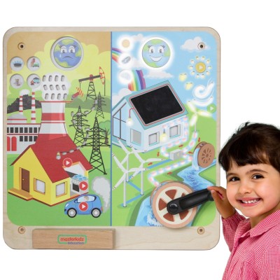 Tablica Edukacyjna Energia Odnawialna Montessori MASTERKIDZ