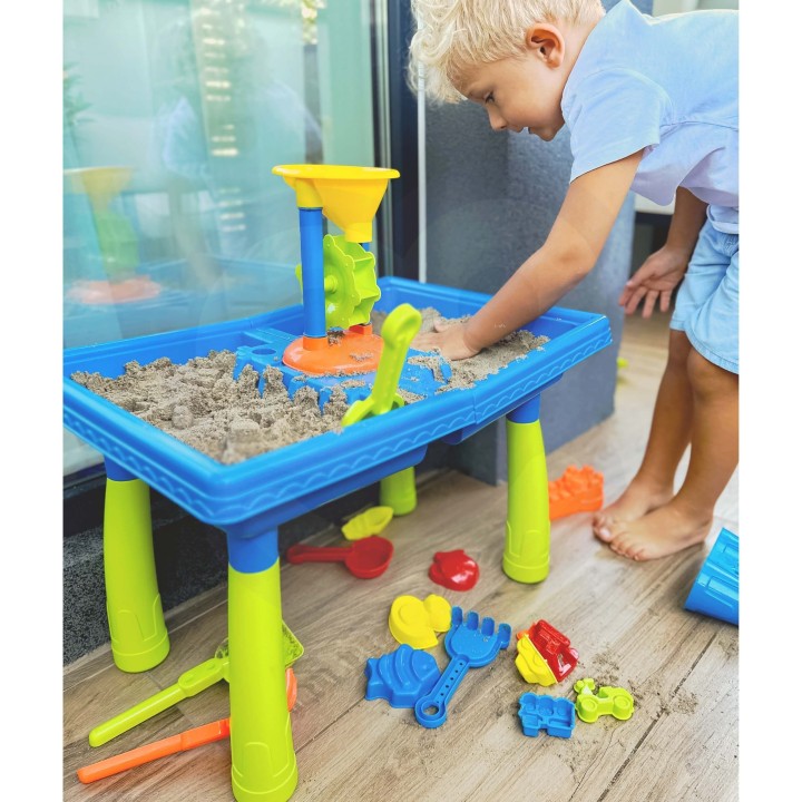 WOOPIE Educational Water Sand Table 38 Pieces - 2-in-1 Toy