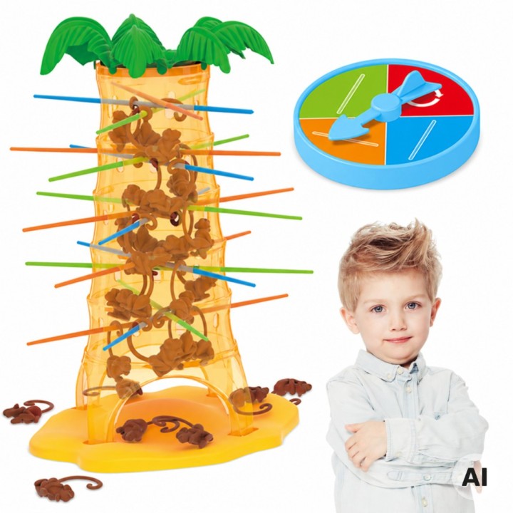 WOOPIE Falling Monkeys Skill Game for Kids 3+