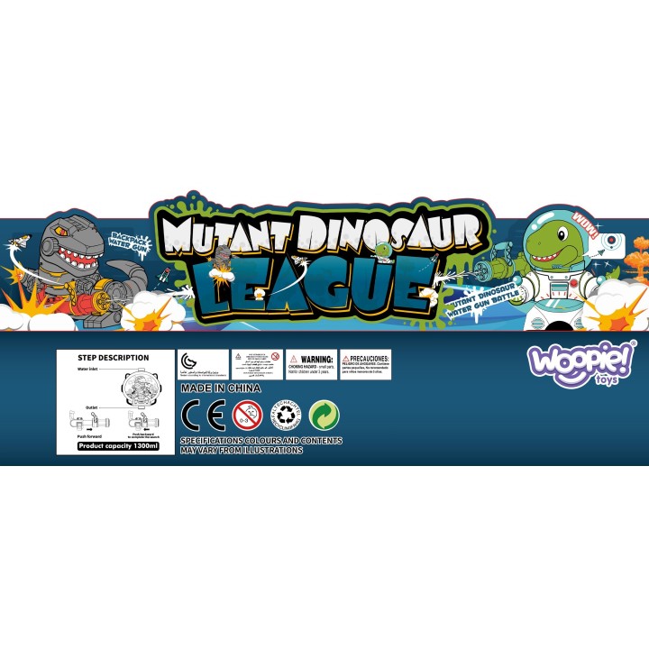 WOOPIE Water Gun with Dino Backpack - Perfect Fun!