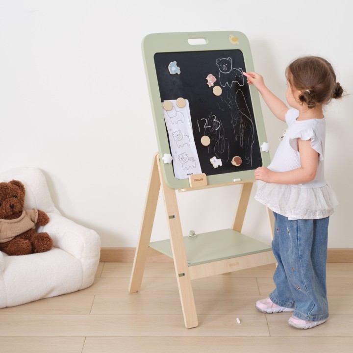 VIGA PolarB Growing Wooden Magnetic Chalkboard