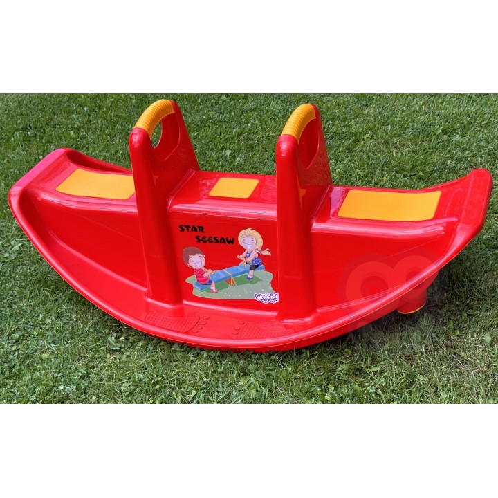 Red Woopie 2-Seater Swing Rocker - Fun at Home and Garden