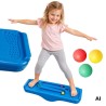 WOOPIE Blue Balance Board Sensory Maze