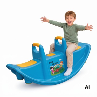 WOOPIE Multi-seater STAR Swing Blue for Children