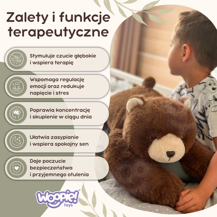 Woopie Pluszak Obciążeniowy 65cm - Hit dla Młodzieży!